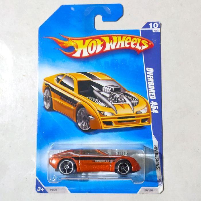 Mainan Hot Wheels Overbored 454 orange 2009 HW Design rare