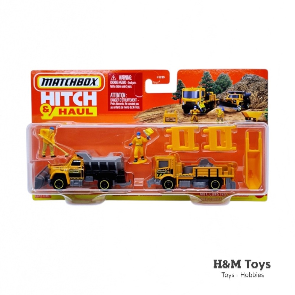 Matchbox Hitch & Haul Road Stripe King Plowverizer - 938H