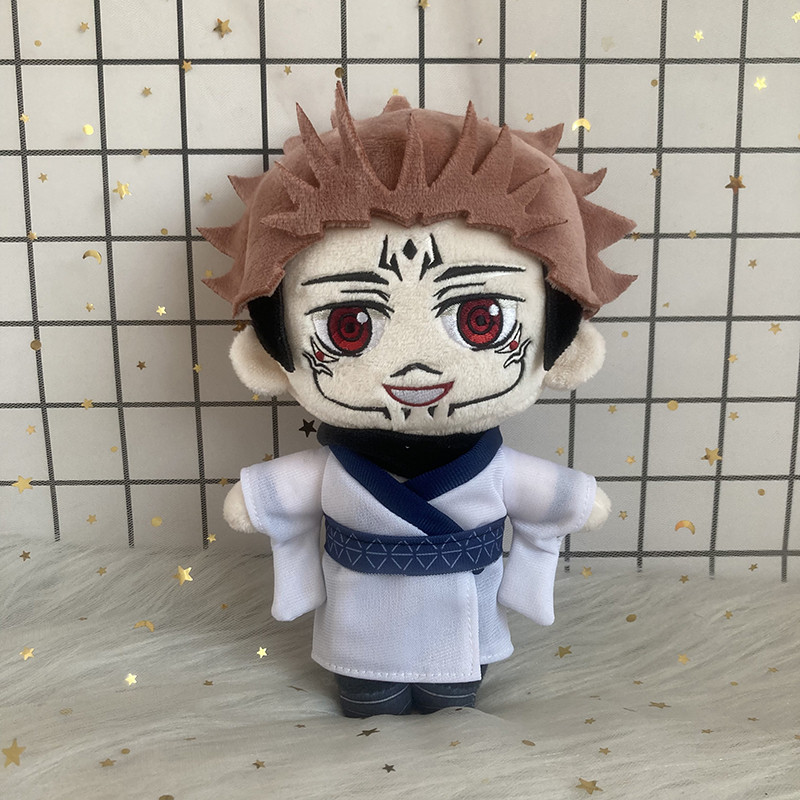 20CM Anime Jujutsu Kaisen Plush Ryomen Sukuna Fushiguro Toji Cosplay Soft Adorable Dollbody Cute ris