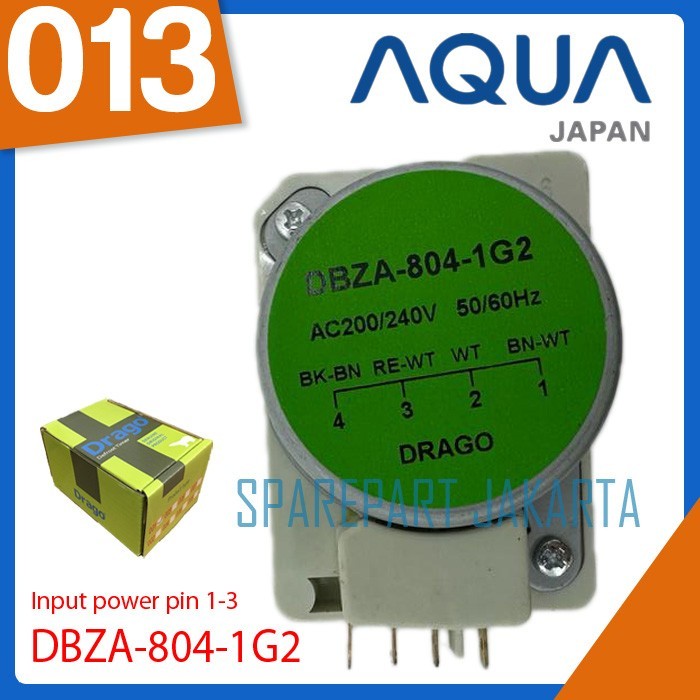 TIMER DEFROST KULKAS Aqua Sanyo DBZA-804-1G2 RTMD-013