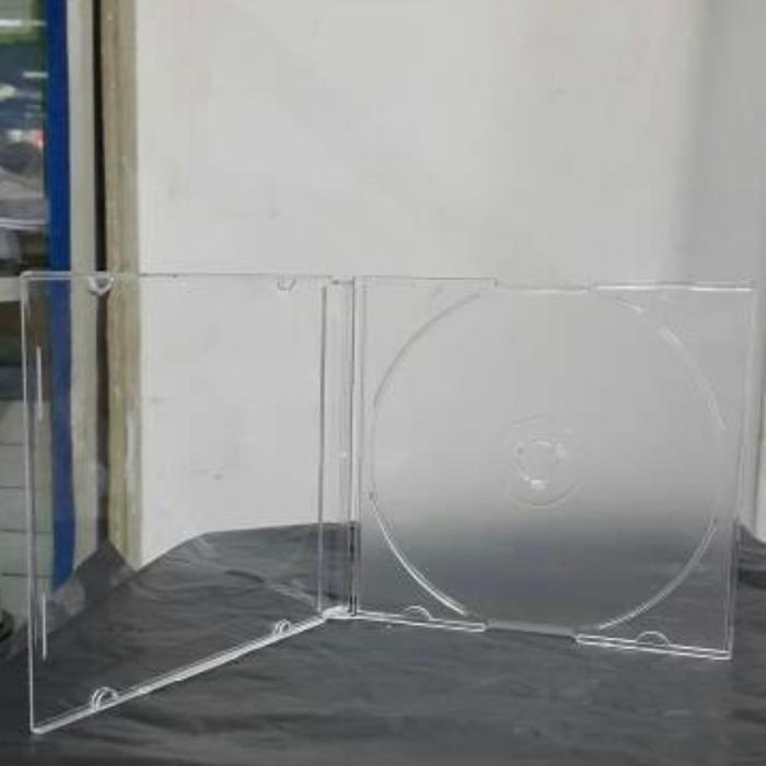 DATAXA CD CASE MIKA SINGLE SLIM TRANSPARAN ( satu paket isi 10 kotak ) - Transparan Blur