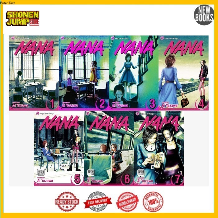 Manga Nana, by Ai Yazawa (21 book series)