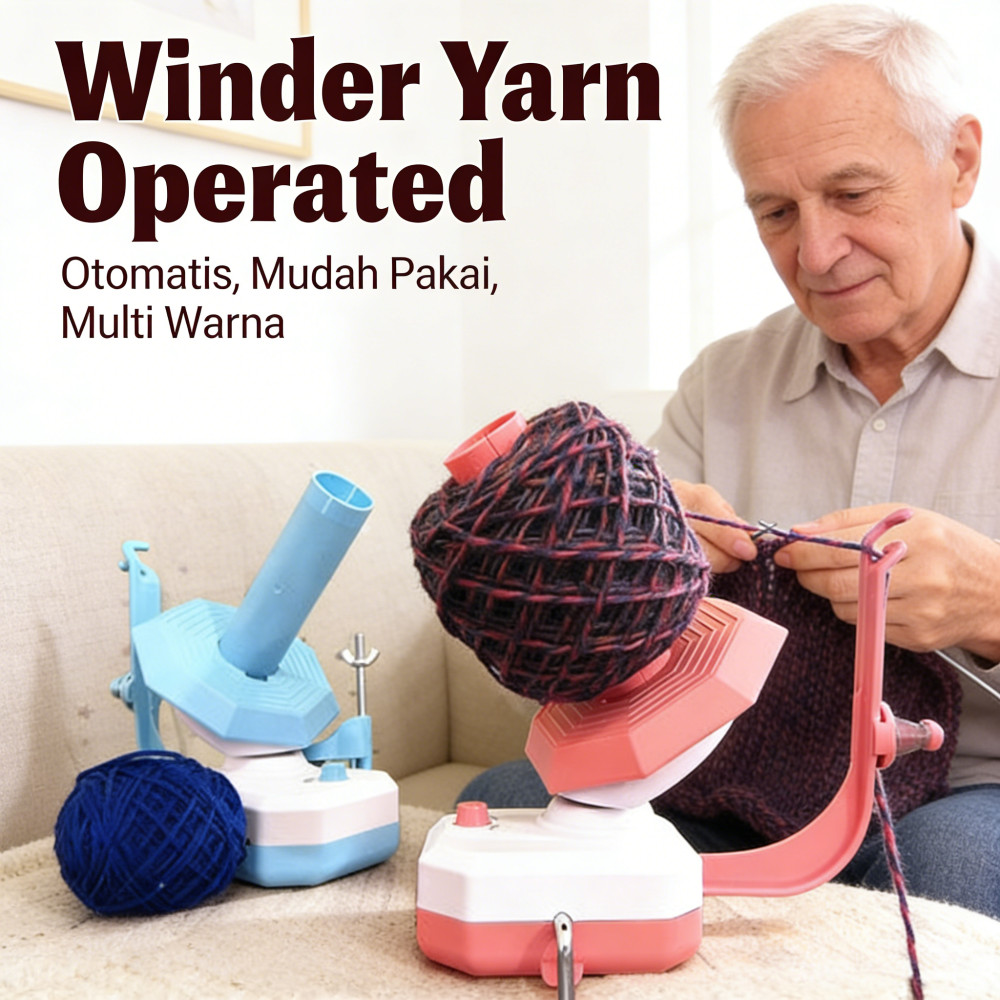 Gulung Benang Alat Knitting Yarn /Wool Winder Operated Listrik Penggulung Benang /Alat