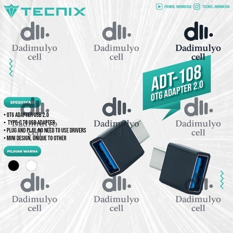 OTG MICRO USB/TYPE C USB TECNIX