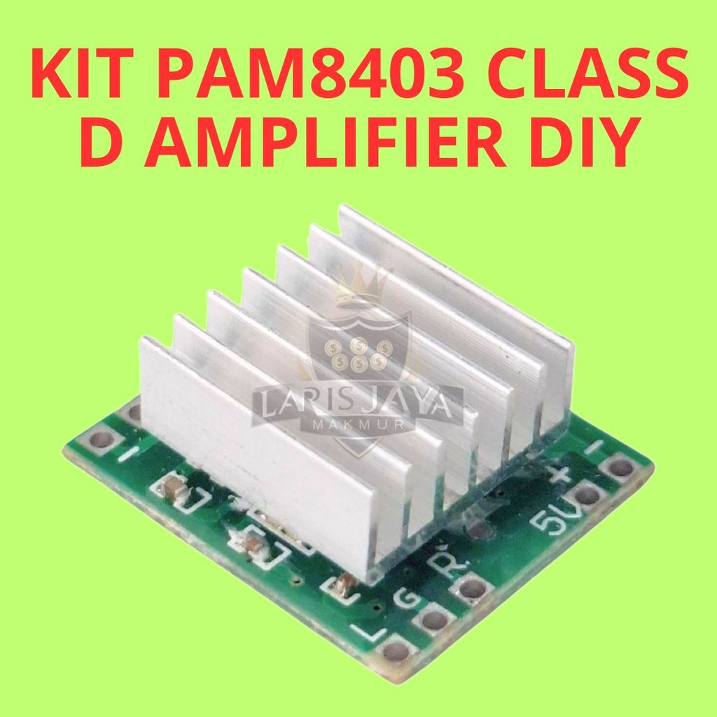Kit Amplifier Audio Mini PAM8403 Class D Stereo