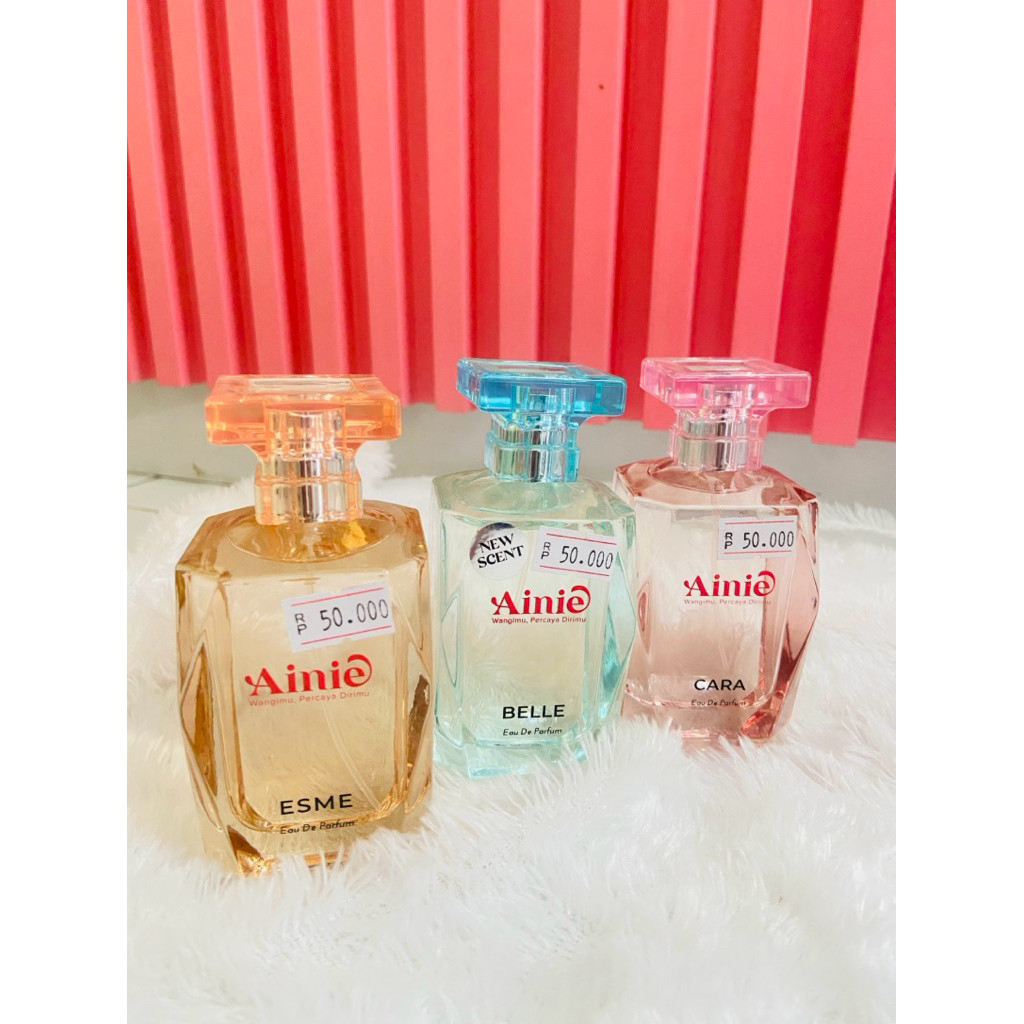 parfum ainie botol kaca kotak 100ml