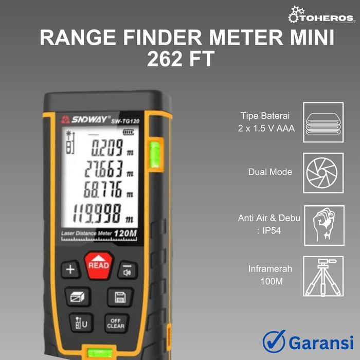 Meteran Laser Digital Laser Meter Distance Rangefinder - 100 meter - 70 meter