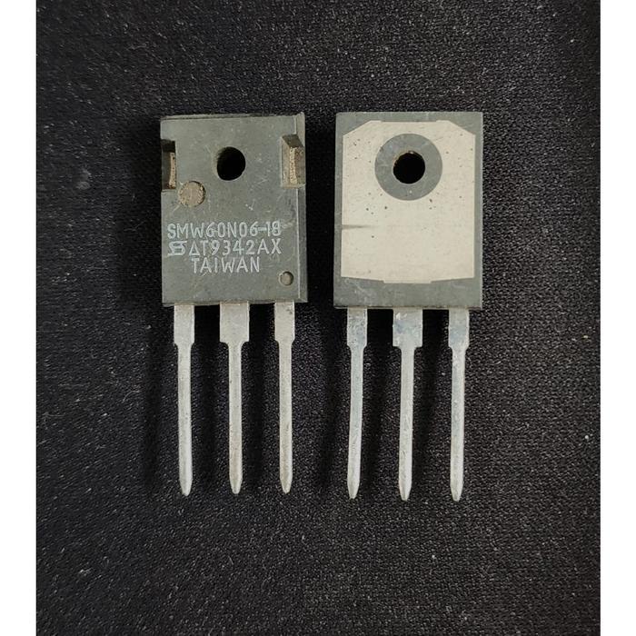 Transistor SMW60N06-18 SMW 60N06 N-Channel Power MOSFET 60V ID=70A TO-247 BERKUWALITAS...