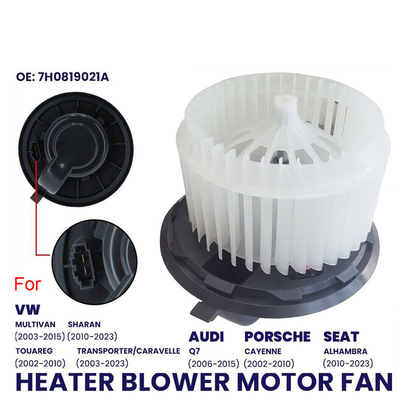 HEATER BLOWER MOTOR FAN FOR AU Q7 PORSCHE CAYENNE VW TRANSPORTER T5 T6 2003+