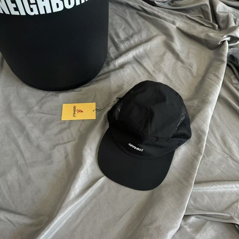 Mesh Embroidery Gramicci Logo Baseball Cap Breathe Sun Hat Men Women Four Seasons Drawstring Peaked