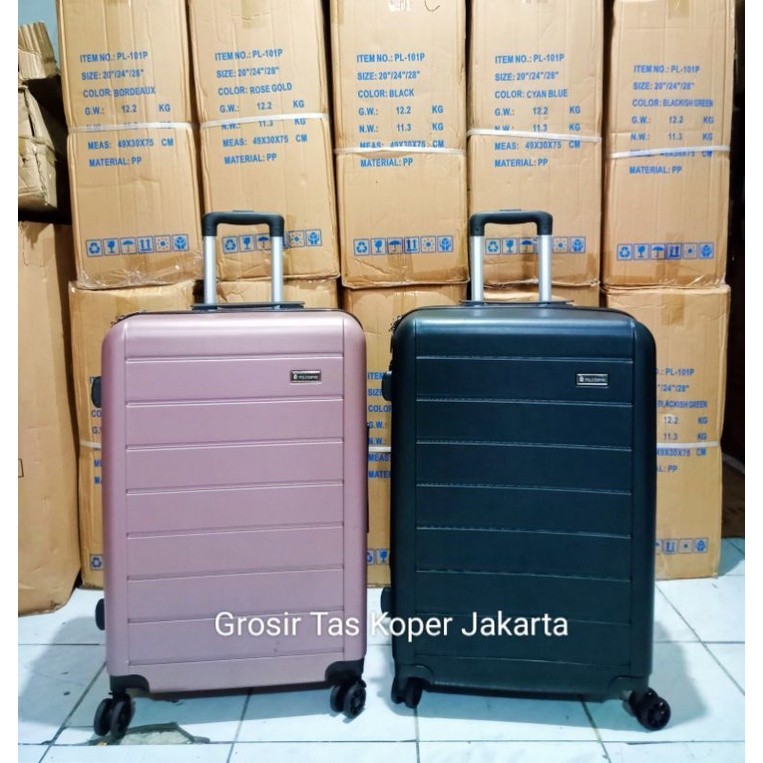 Koper 26 Inch Bahan ABS Anti Pecah Roda Putar 360 Derajat - Original - Polo Empire