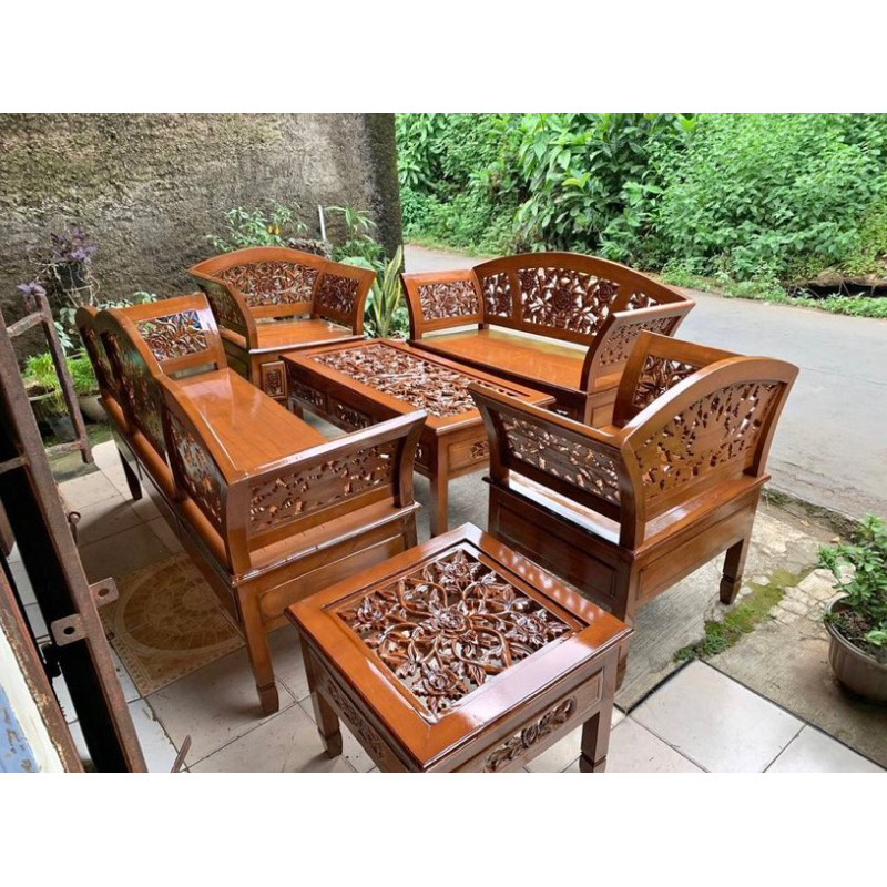 Kursi Tamu Madura Kartini/Kursi Tamu Minimalis/Kursi Jati