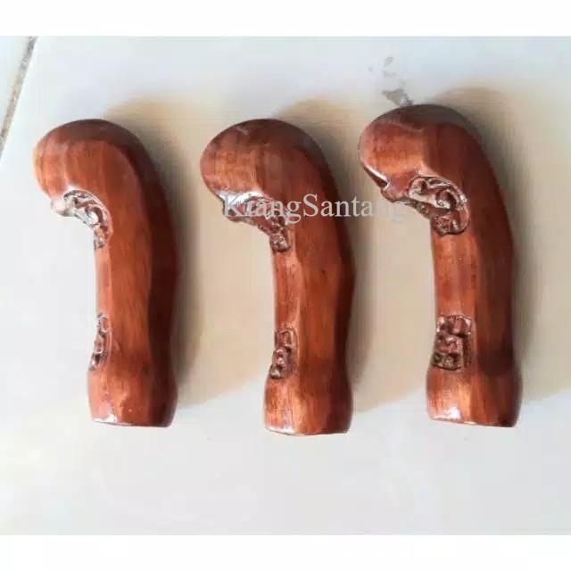 Deder Patrem Keris Model Solo Kayu Jati antik