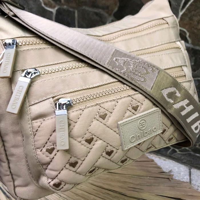 Tas selempang wanita chibao import terbaru 7133 AB - L, Hitam