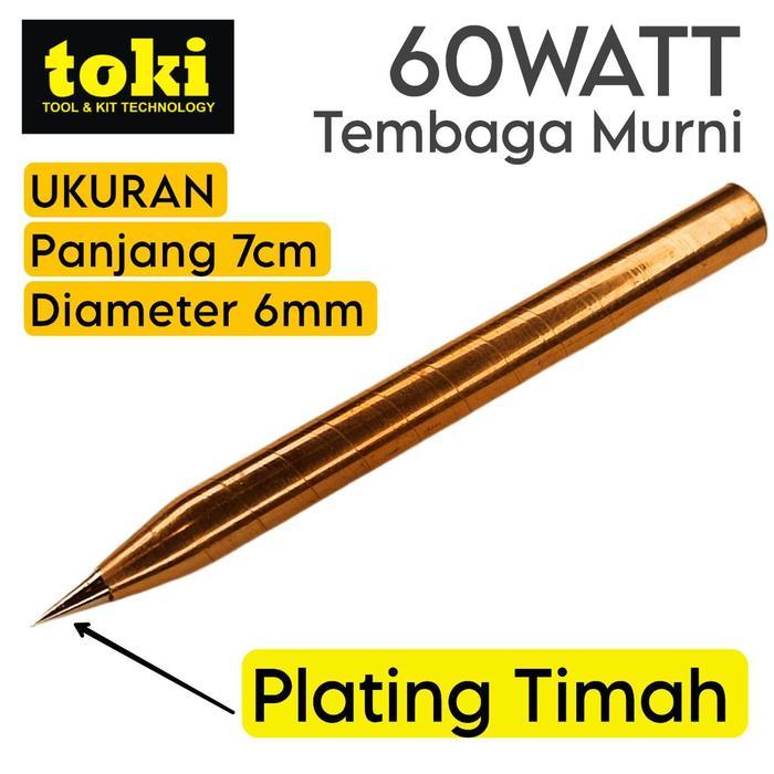 WELDMAX MATA SOLDER 60W TEMBAGA MURNI TEKIRO DLL