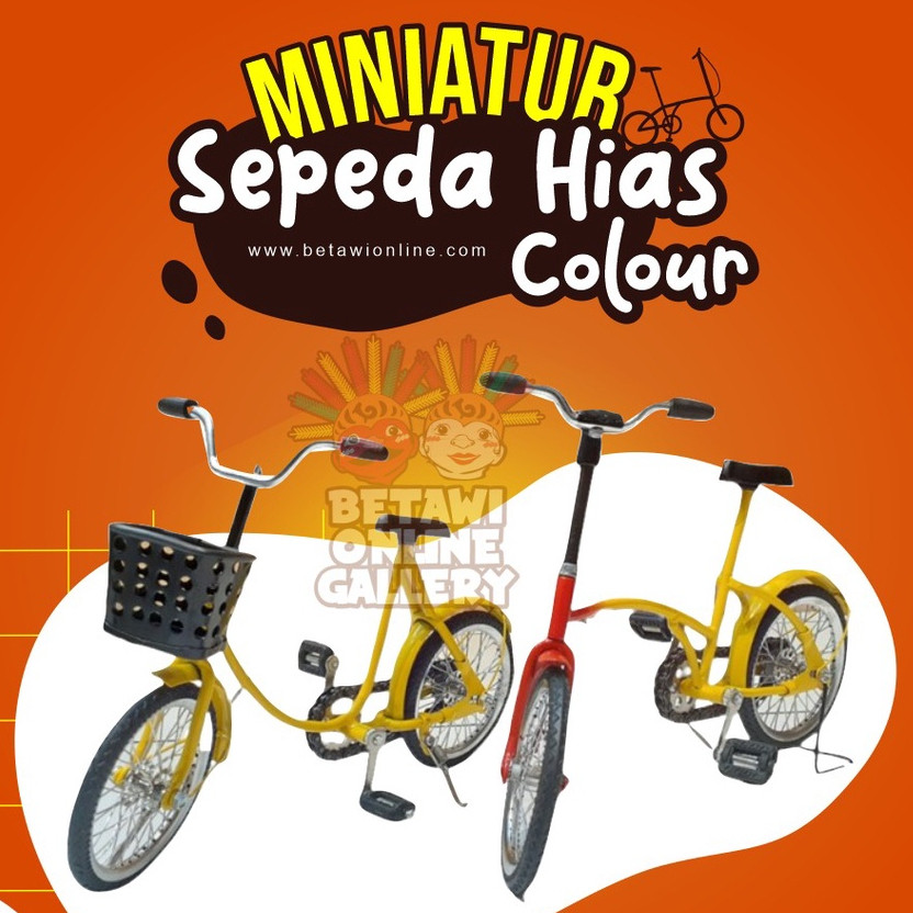 Miniatur Sepeda Hias Colour
