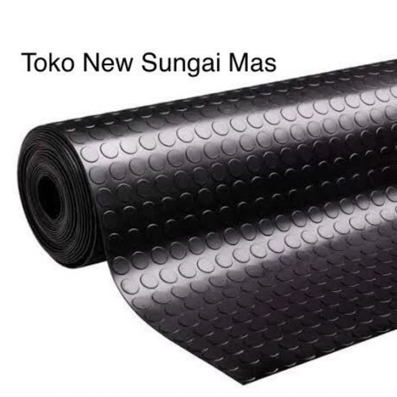 karpet lantai mobil plastik / karpet koin meteran (tebal 1.2mm)