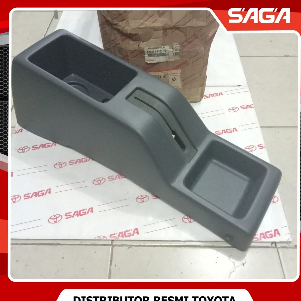 SAGA | Console Box Konsol Box Belakang Kijang Kapsul Warna Abu Original 58901-0B020-B0