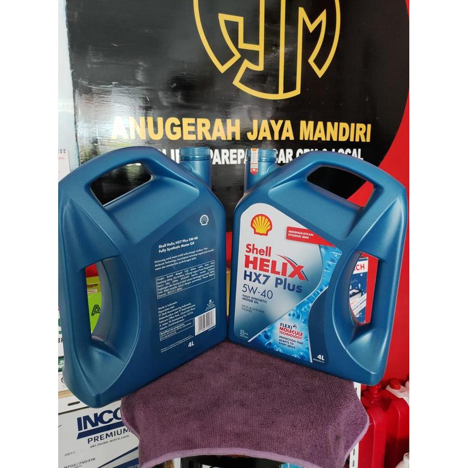 OLI MESIN MOBIL SHELL HELIX HX7 5W/40 4 LITER ORIGINAL