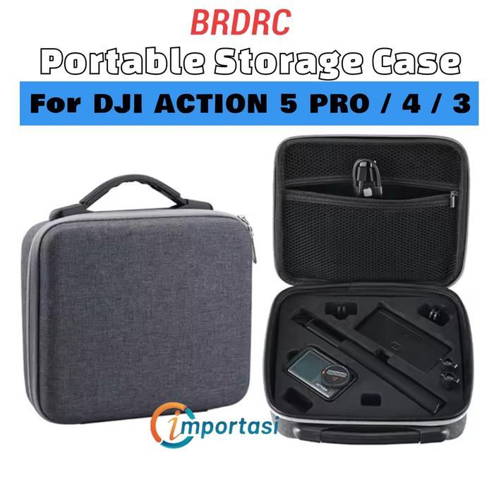 Glorious I.T Tas Storage Bag DJI Osmo Action 5 Pro 4 & 3 Hard Case Portable Camera Box