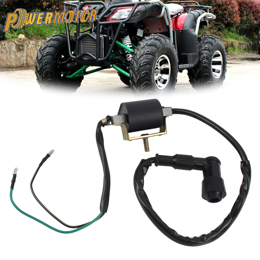 Koil Pengapian 6V 2-Kawat untuk Sepeda Motor, ATV, Quad, Pit Bike, Buggy, Go-Kart, Suku Cadang Pengg