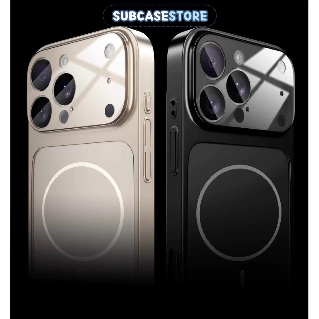 [CS] 17 PRO MAX LOOKS CASE Case 1 detik mirip jadi iphone 17 MagGlass Magnetic case compatible with 