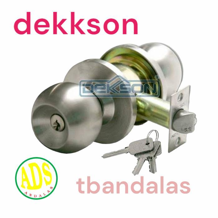 DEKKSON DEKSON kunci bulat dekson / kunci kamar mandi stainless - KUNCI
