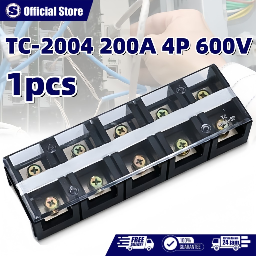 Terminal Block TC2004 200A 4P 600V Iterno