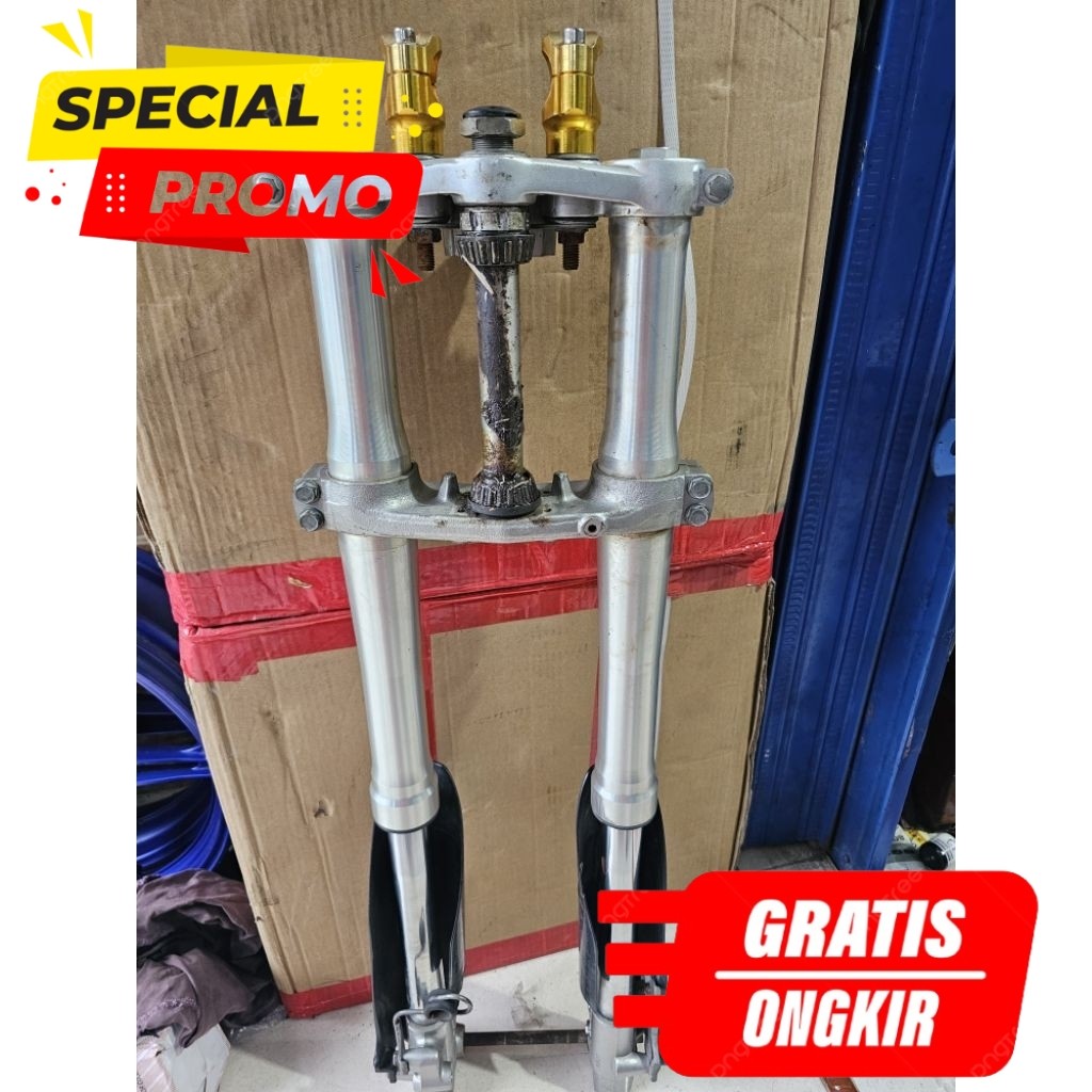 Shock Depan Upside Down USD KLX BF Original Copotan Kawasaki KLX 150