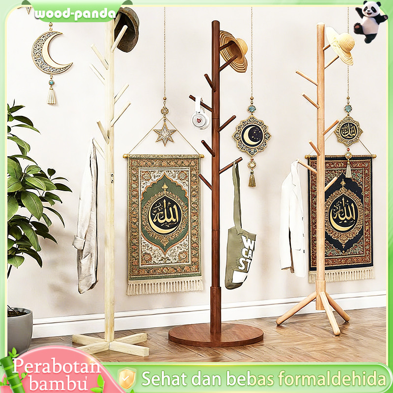 Gantungan Baju Gantungan Baju Bambu Gantungan Baju Berdiri Rak Pakaian Rak Gantungan Baju