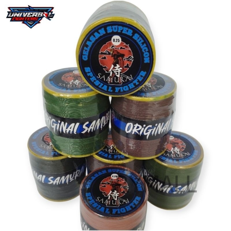 READY STOK Benang Senar Gelasan Layangan SAMURAI 0.25 1600 yard QxR