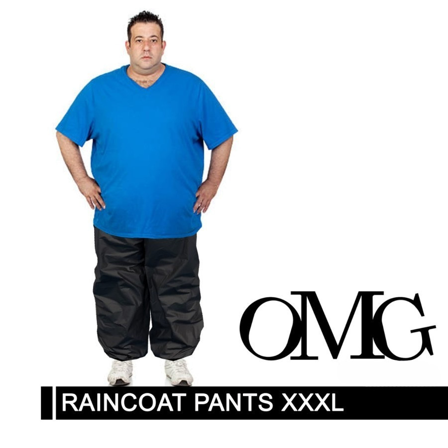 Pants Raincoat CELANA Jas Hujan OMG Ukuran Super Jumbo Besar XXXL