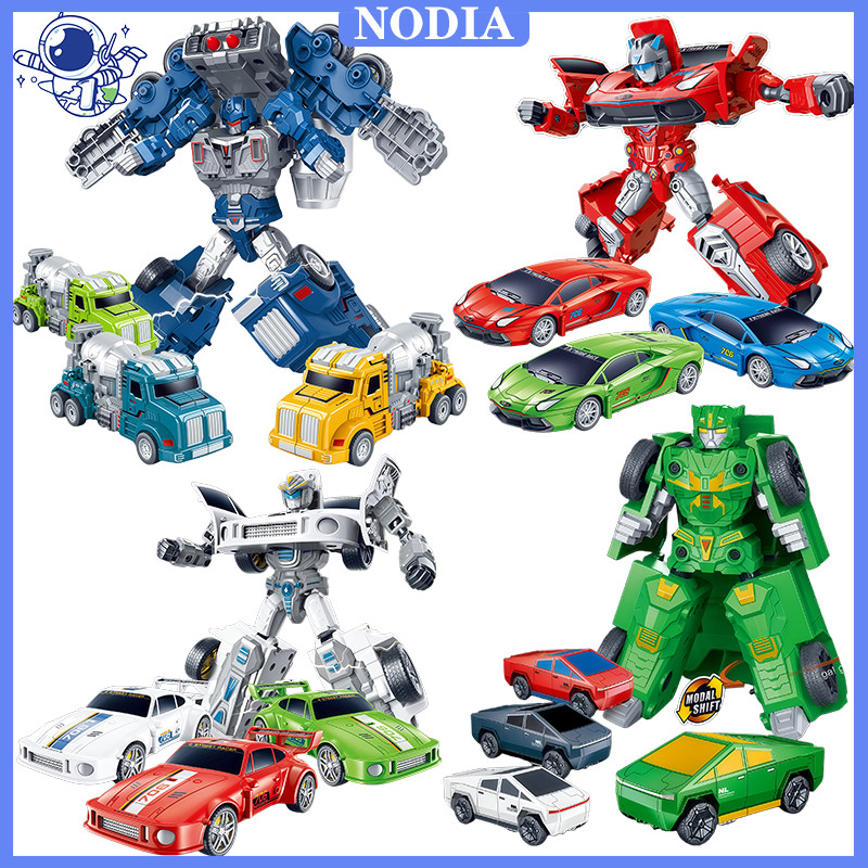Nodia Toys Mainan Mobil Robot / Mainan Koleksi Mobil Robot / Mainan Mobil Berubah Jadi Robot