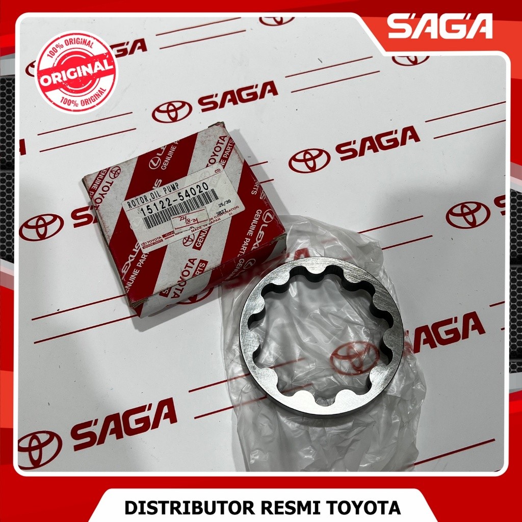 SAGA | Gigi Rotor Pompa Oli Besar Kijang Kapsul Diesel 2L Original Toyota 15122-54020