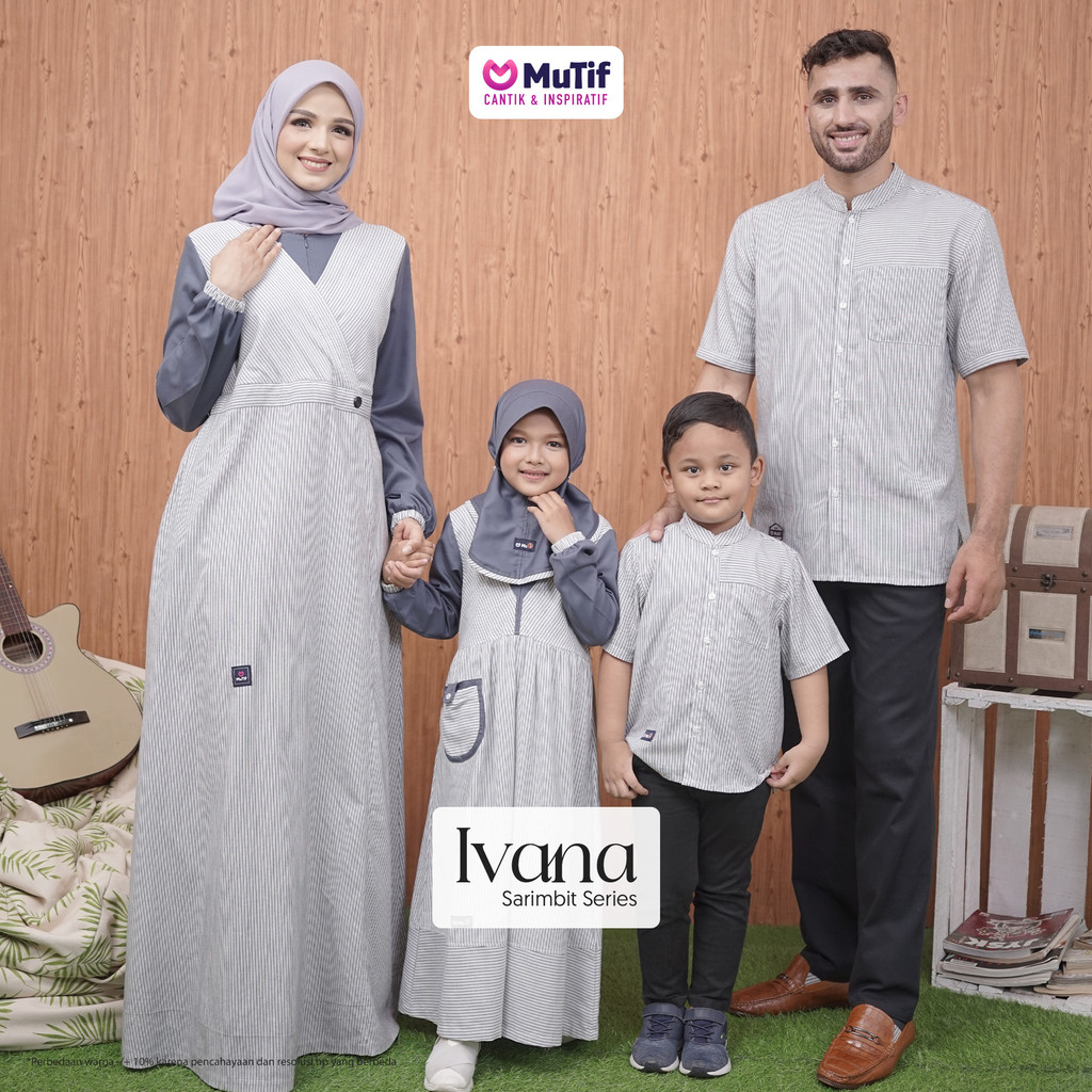 MUTIF Sarimbit Ivana Cakra Ash Grey