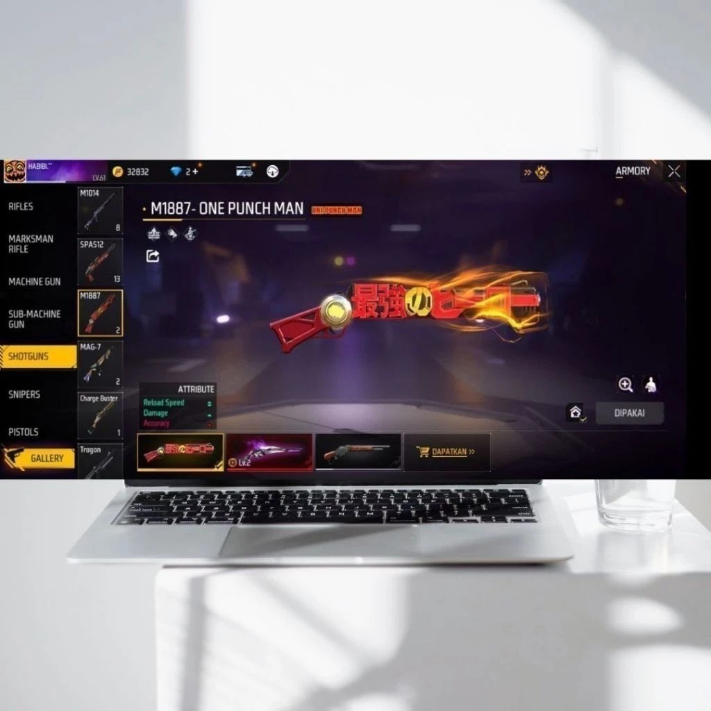 AKUN FF Sultan-Level Tinggi,Skin Langkap,ready akun ff murah-bagus ff full skin