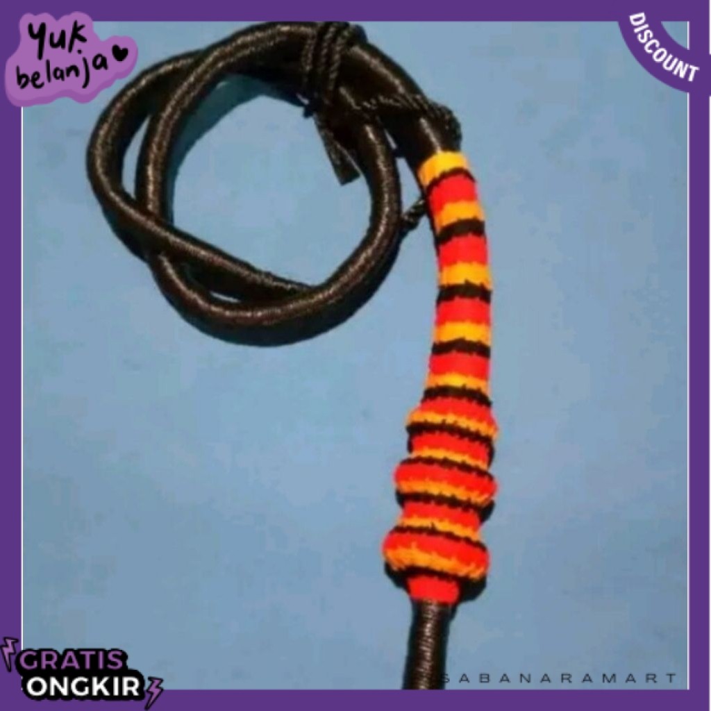 PROMO Pecut Jaranan / Pecut Bopo Rajut / Pecut Bopo / Pecut Pawang / Cambuk Cemeti Jaranan SB