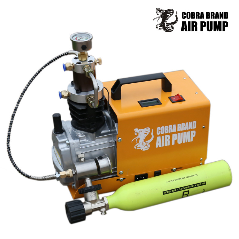 4500Psi 300Bar 30MPA 220V 110V Kompresor Udara PCP Elektrik Pompa Tekanan Tinggi untuk Senapan Angin