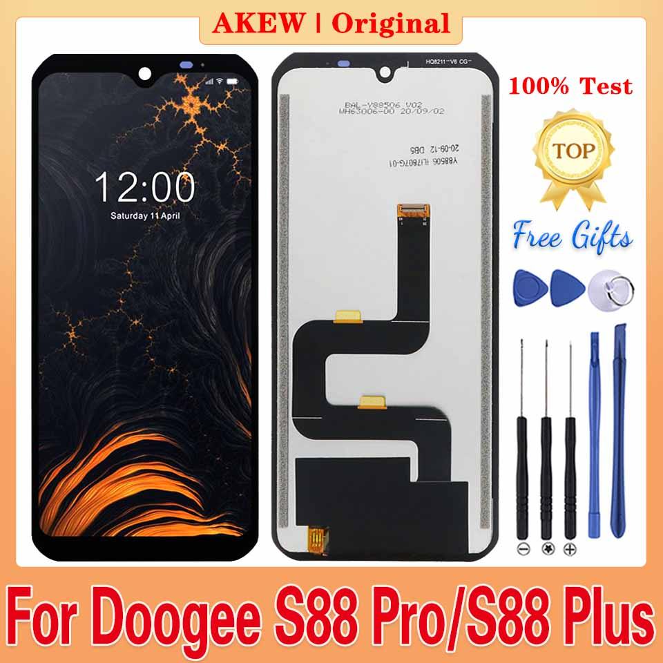 New Original For DOOGEE S88 Pro LCD splay 100% Test Doogee S88 Plus Tou Screen S88Pro gitizer Assemb