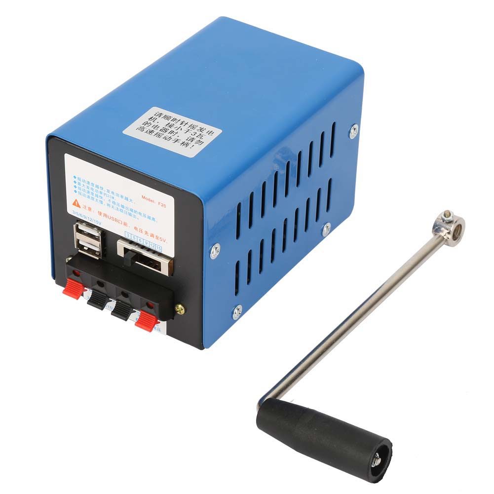Handcranked Generator Portable High Power Handcranked arging Generator USB arging Emergency Dynamoto