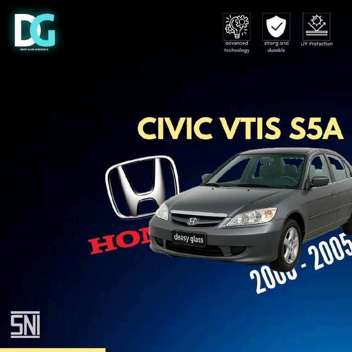 Kaca Depan & Belakang Honda Civic 2000-2005 VTIS S5A 7th Gen Sedan 4 Pintu [Venturi]