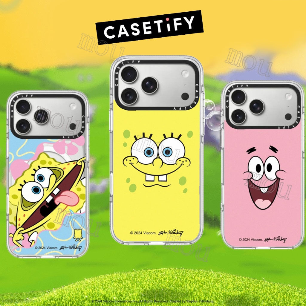 CASETIFY MagSafe with Box SpongeBob Magnetic Case for IPhone 17 17air 17pro 17promax 11promax 12prom