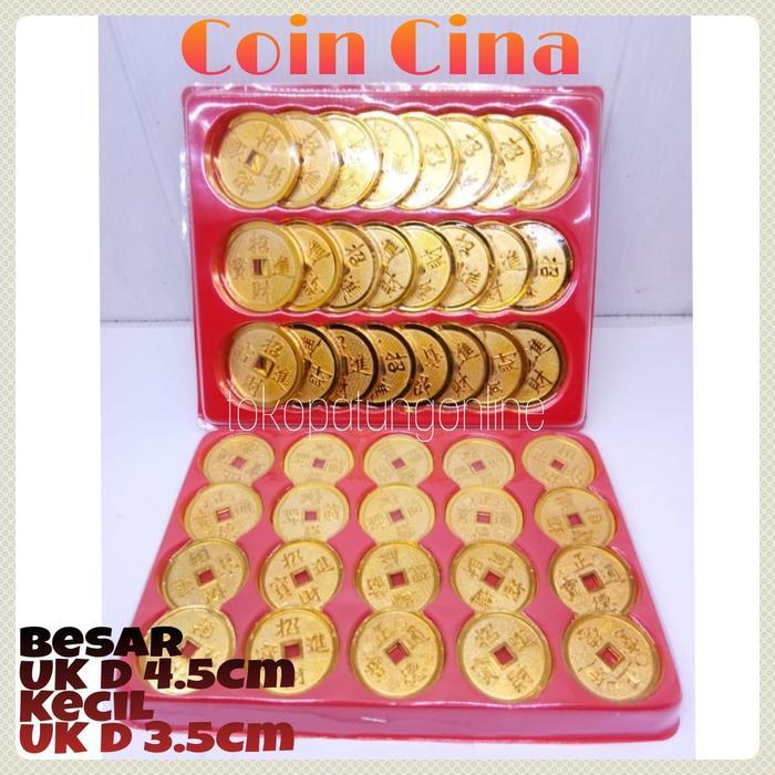 MUMPUNG PROMO Koin Cina Dekorasi Hiasan Imlek - Besar TERLARIS