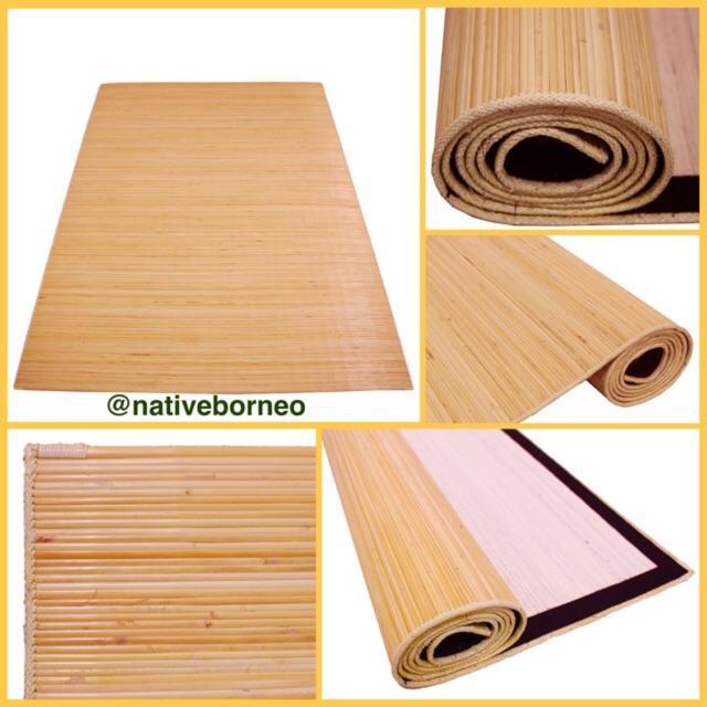 Lampit 140 x 200 [T001] - Lampit Rotan Handmade, Tikar Rotan Tradisional, Karpet Rotan Kalimantan, T