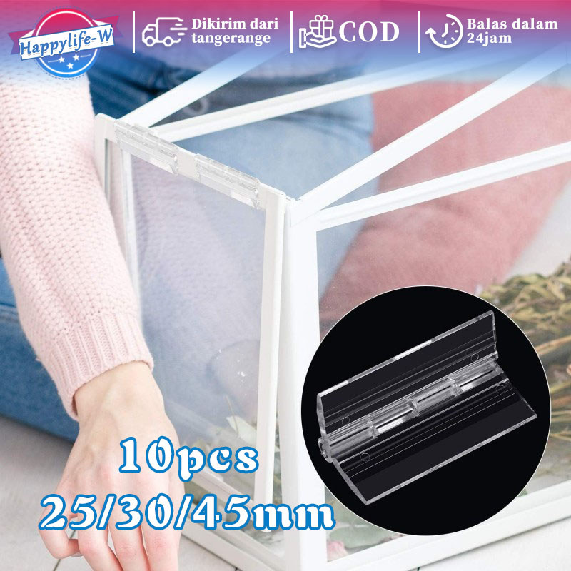Akrilic Kecil Engsel 10pcs Akrilik Engsel Transparan 2.5cm 3cm 4cm Hinge Bening Acrylic