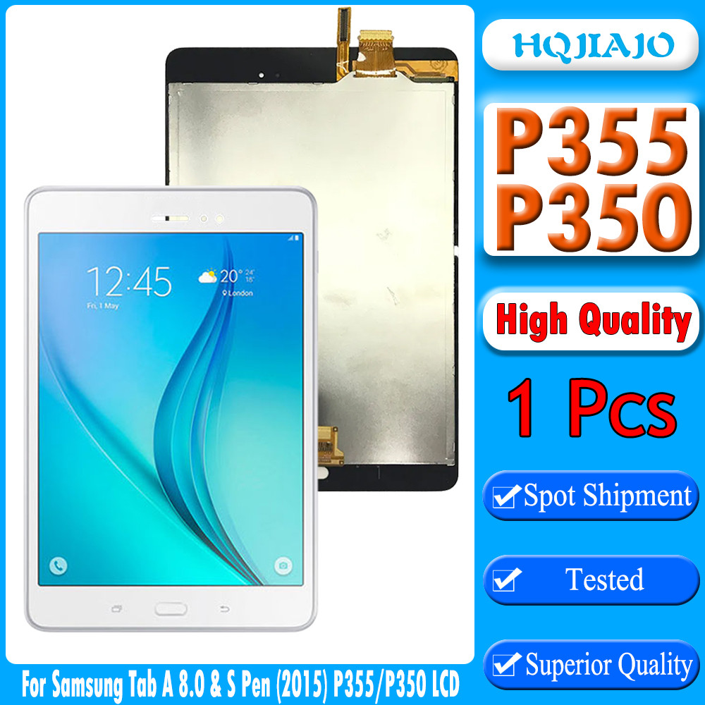 Tablet LCD For Samsung Tab A 8.0 SM-P350 SM-P355 P350 P355 LCD splay Tou Screen gitizer Assembly Sen