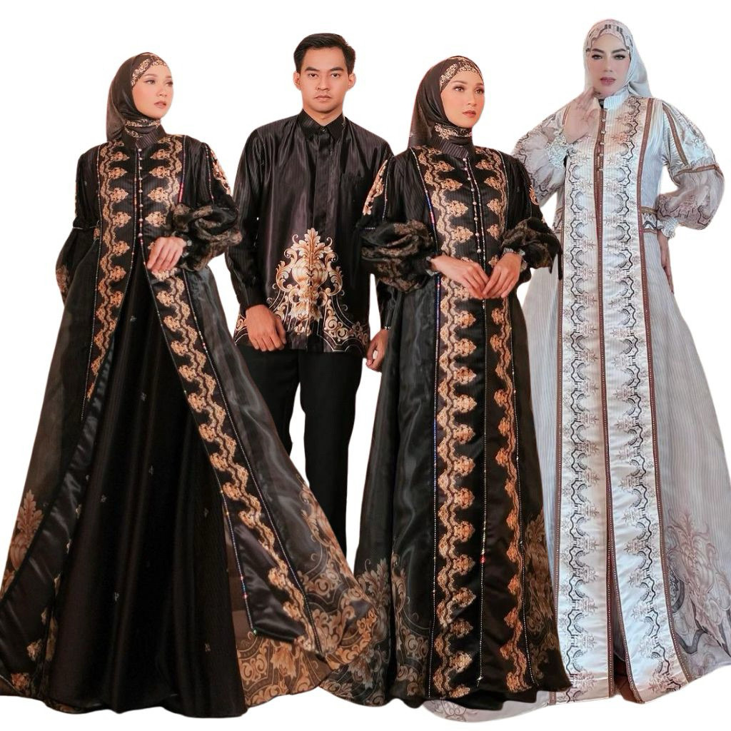 Aurakay Gamis Dress Inayah 7010 Set Hijab Ori by Aurakay