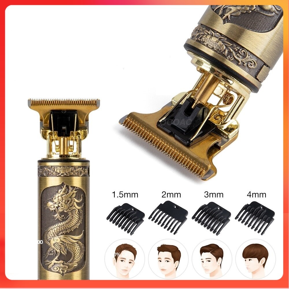 Alat Cukur Rambut Profesional  Hair Clipper Vintage / Alat Cukur Elektrik Mesin Cukur Rambut Cas