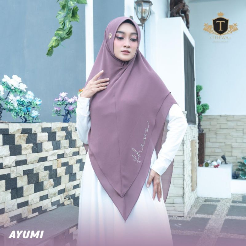 ASMARA Thewa / khimar ayummi / jilbab instan ceruty babydoll / hijab lancip soft pet / kerudung syar
