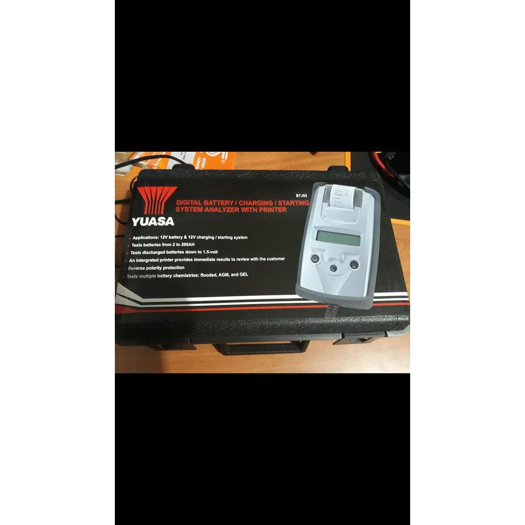 alat tes tester aki battery tester digital dilengkapi alat print favorit